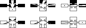 \begin{figure}\centerline{
\psfig{figure=castle-00.ps,width=3.0truein}
\psfig{f...
....ps,width=3.0truein}
\psfig{figure=castle-05.ps,width=3.0truein} }
\end{figure}