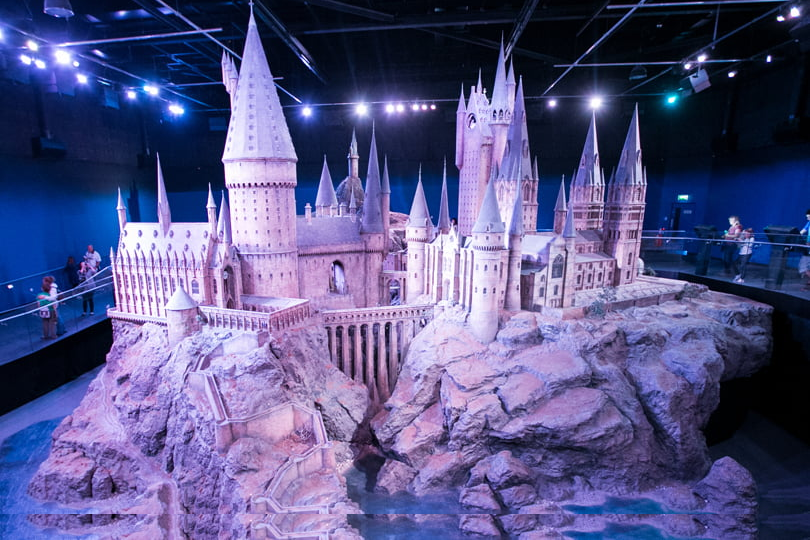 Hogwarts model used in the Harry Potter films