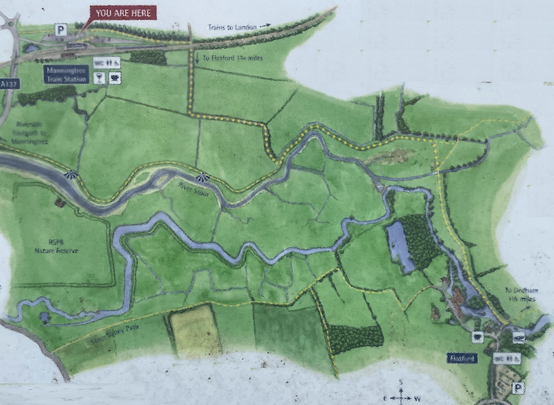 Path from Manningtree to Flatford