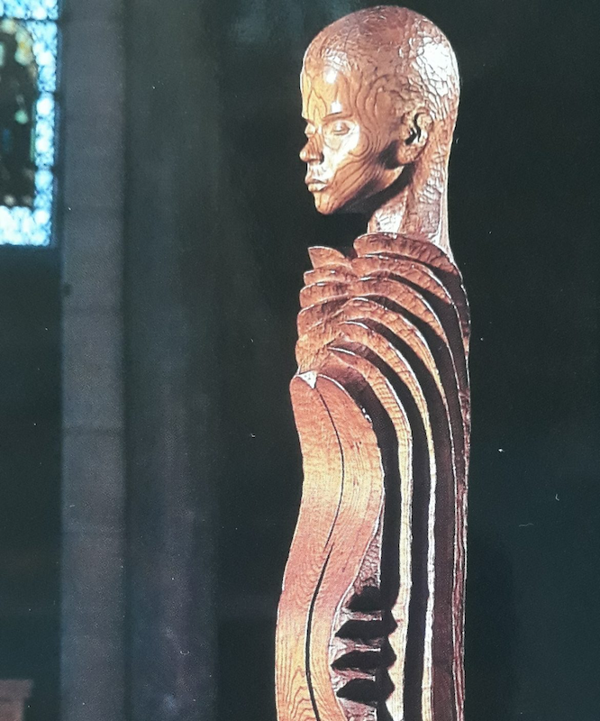 Josef Pyrz sculpture of the annunciation