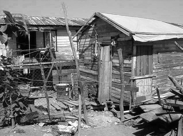 Impoverished state common to developing nations (public domain)