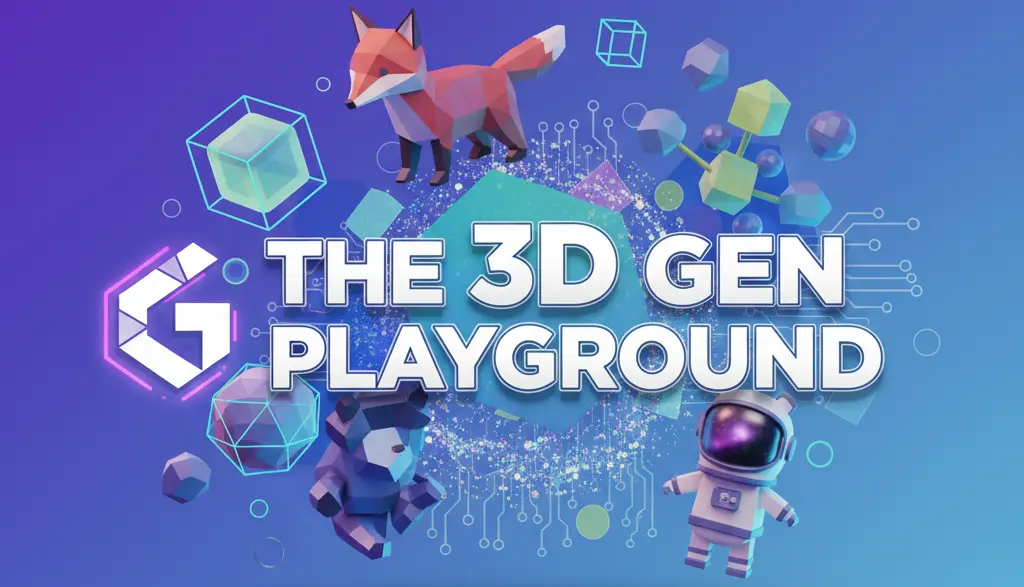3D-Gen Playground teaser